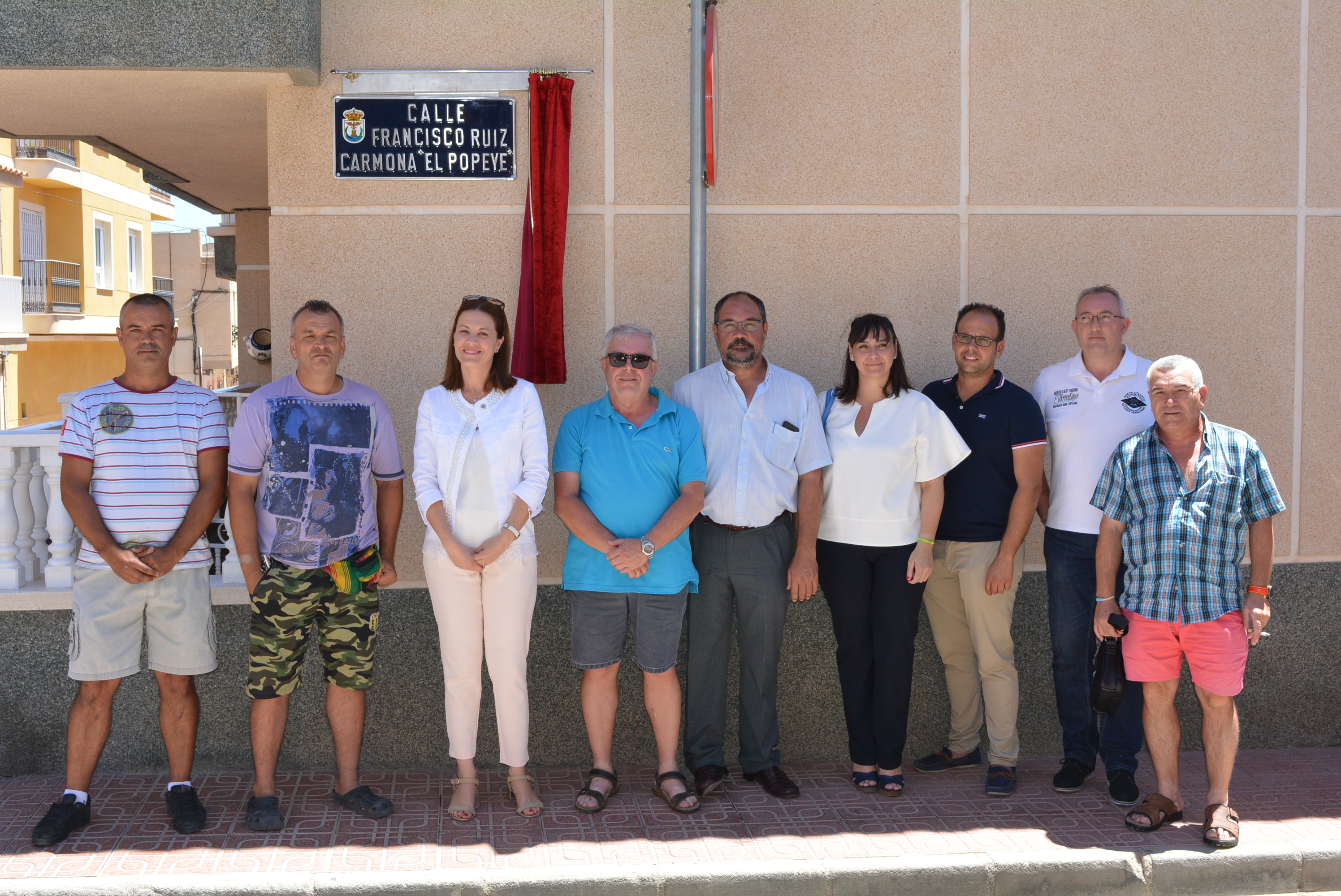Francisco Ruiz Carmona “El Popeye” cuanta con una calle en Águilas