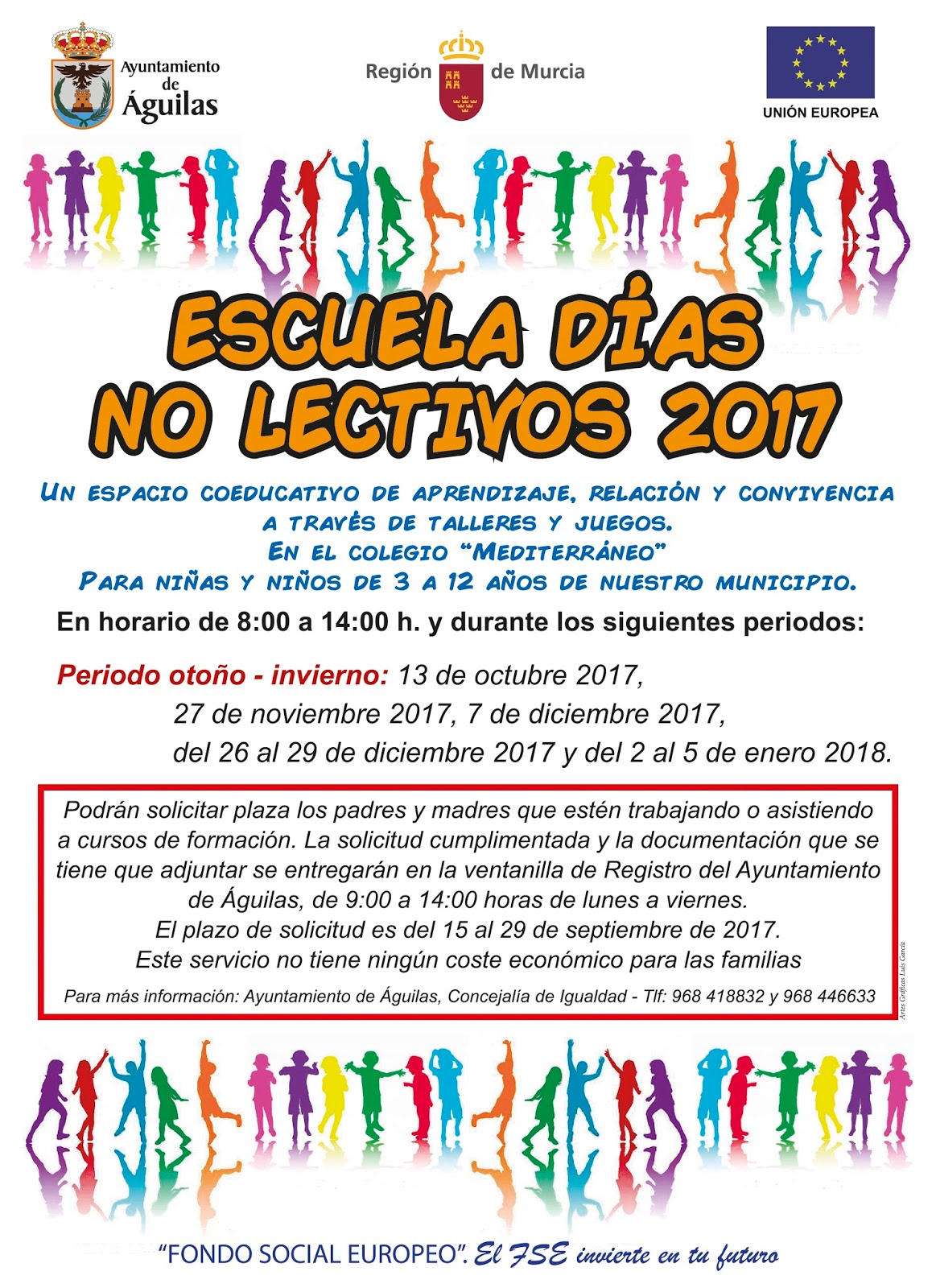 Cerca de un centenar de escolares asisten a la Escuela de Navidad “Días no lectivos”