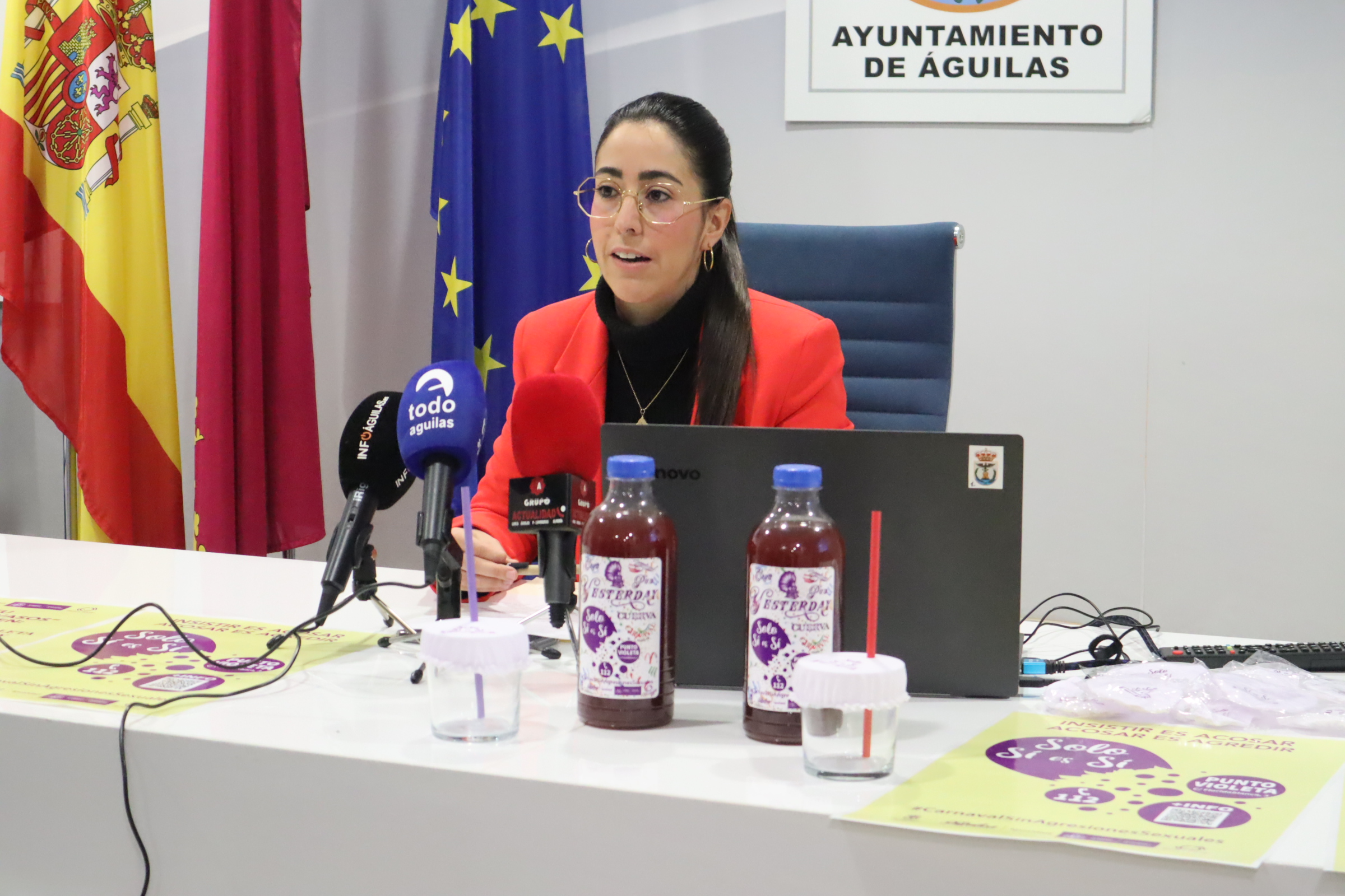 La edil de Igualdad presenta la campaña contra las agresiones sexuales en Carnaval, coordinada con cuerpos de seguridad y locales de ocio