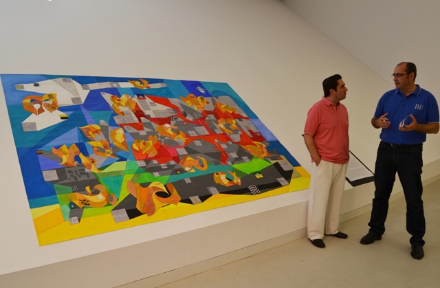 El artista Benigno Mota expone en el Auditorio de Águilas 