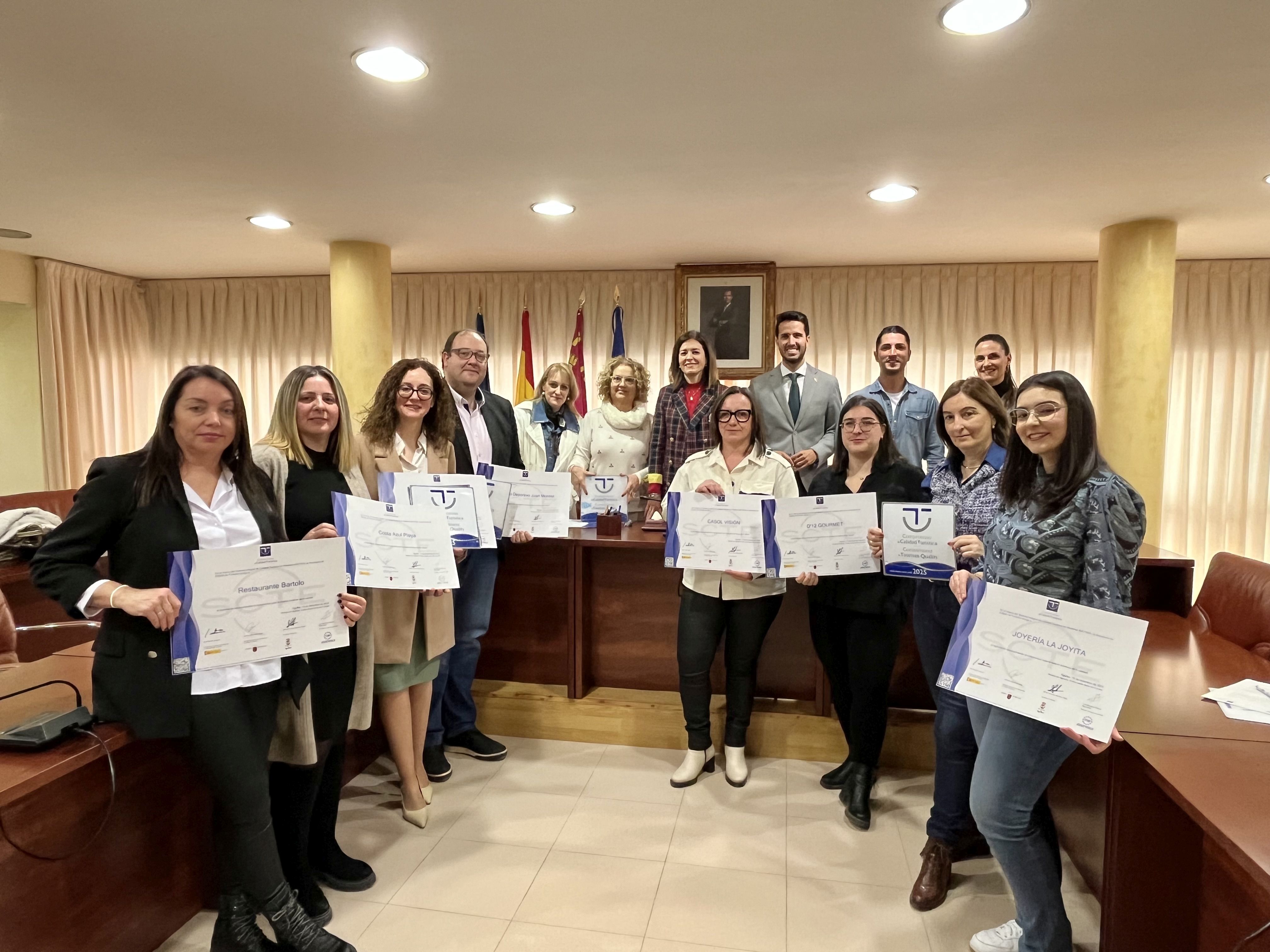 Más de 30 establecimientos aguileños renuevan la acreditación SICTED