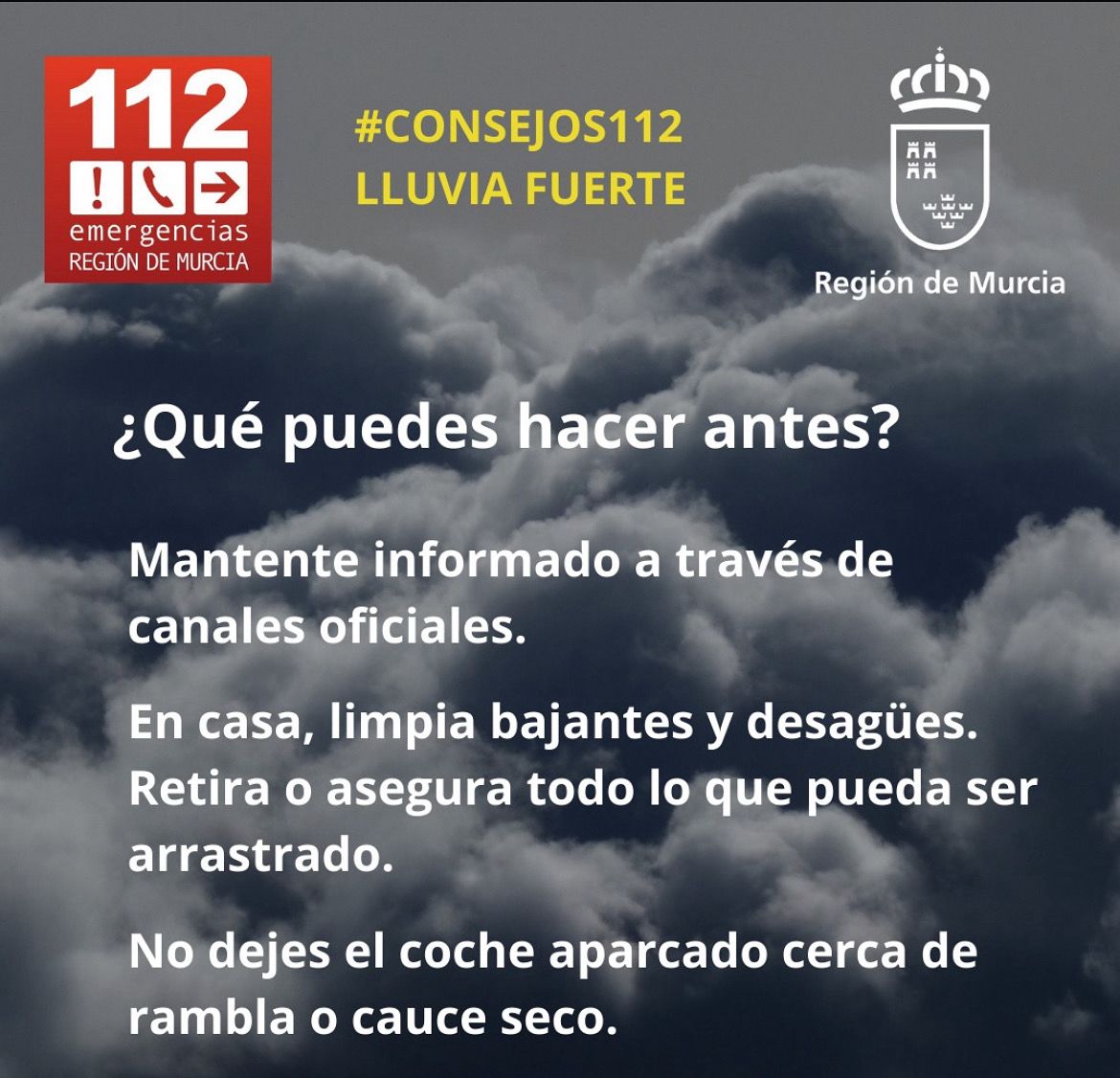 El Ayuntamiento activa el Plan de Inundaciones en nivel de preemergencia ante la previsión de lluvias