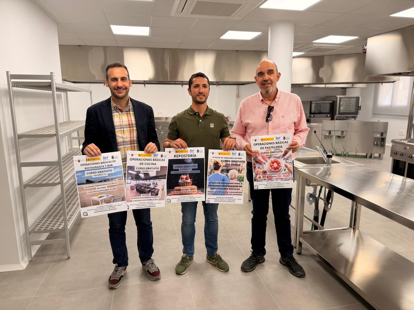 Águilas impulsa el empleo con certificados profesionales gratuitos en hostelería y atención sociosanitaria para personas desempleadas