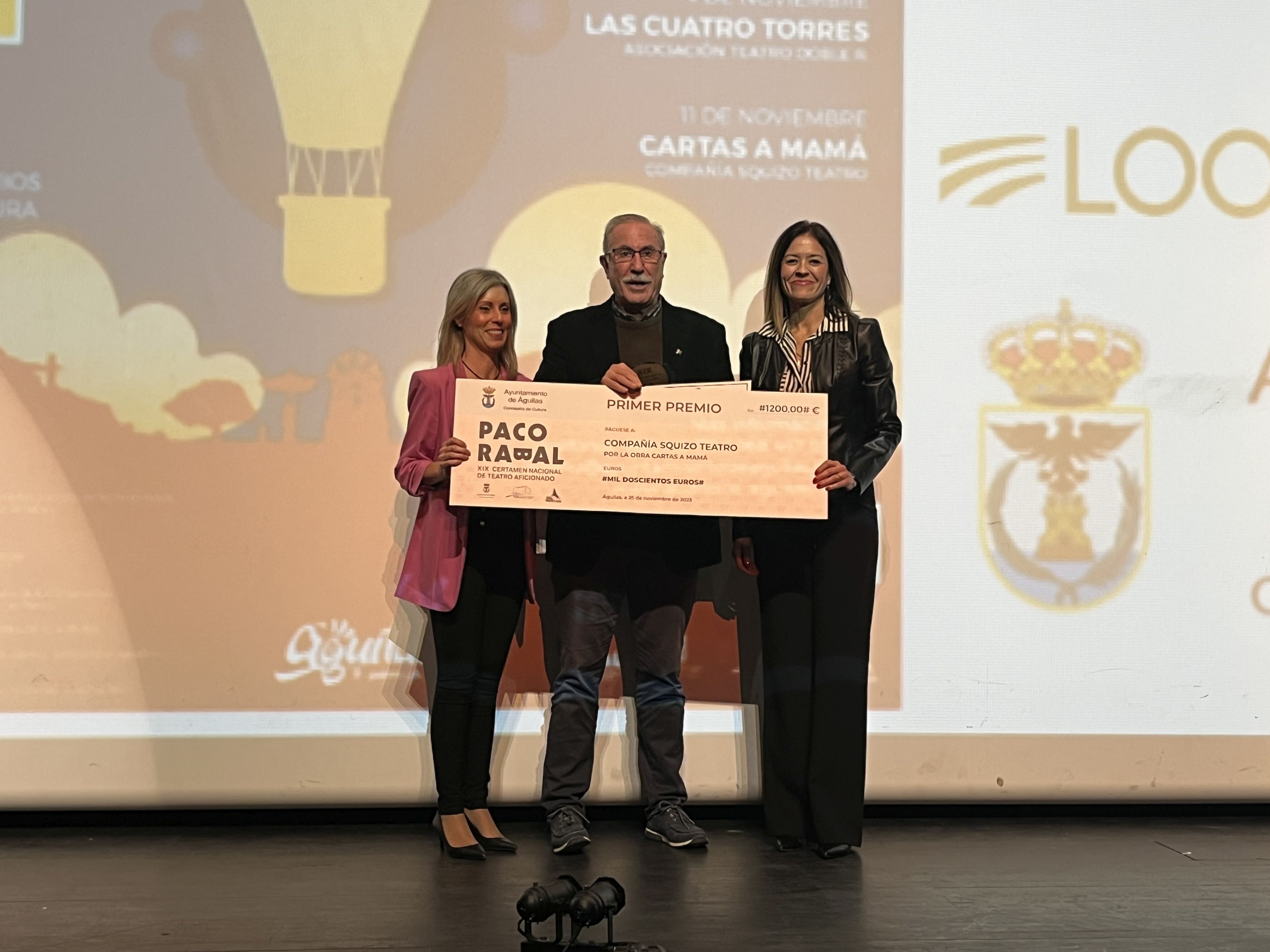 “Cartas a mamá” se convierte en la triunfadora del XIX Certamen Nacional de Teatro Aficionado Paco Rabal 