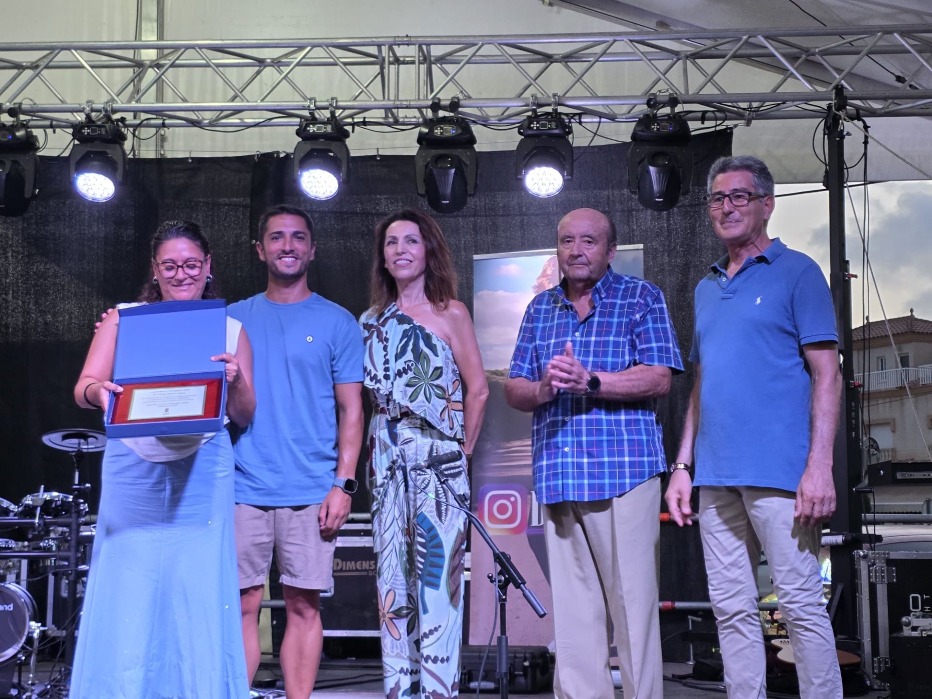 David García Estévez, reconocido como “Calabardinero del Año” en la primera edición de este homenaje durante las Fiestas de Verano de Calabardina