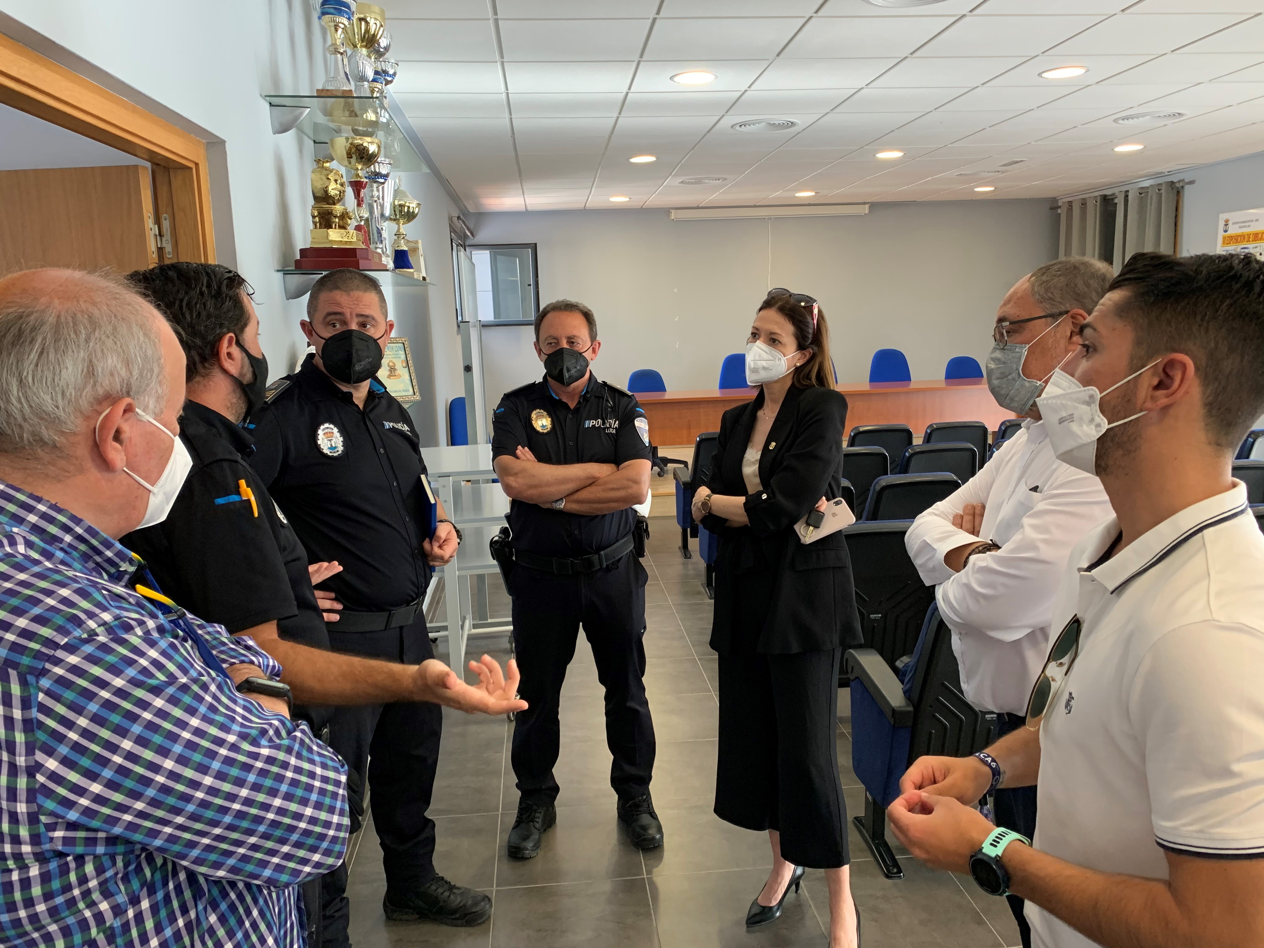 Policía Local establecerá mañana un nuevo dispositivo para evitar colas en los coches durante la jornada de vacunación