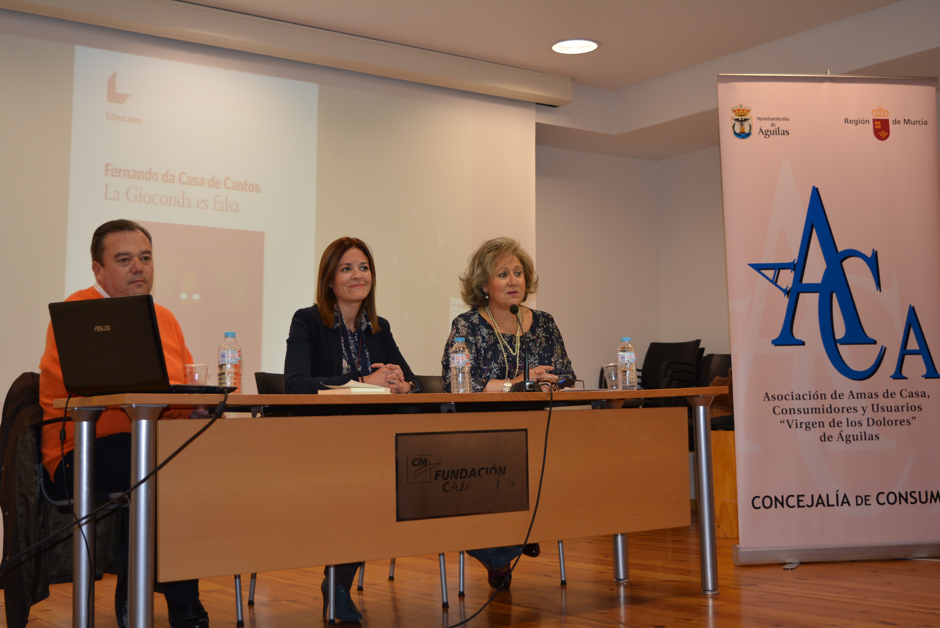 Fernando da Casa presenta en Águilas La Gioconda es falsa