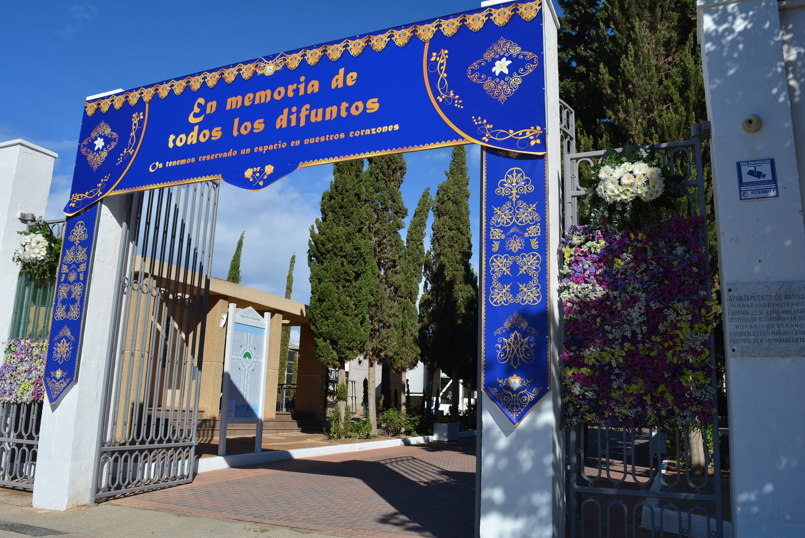 El fin de semana de Todos los Santos habrá control de acceso y limitación de aforo en el cementerio