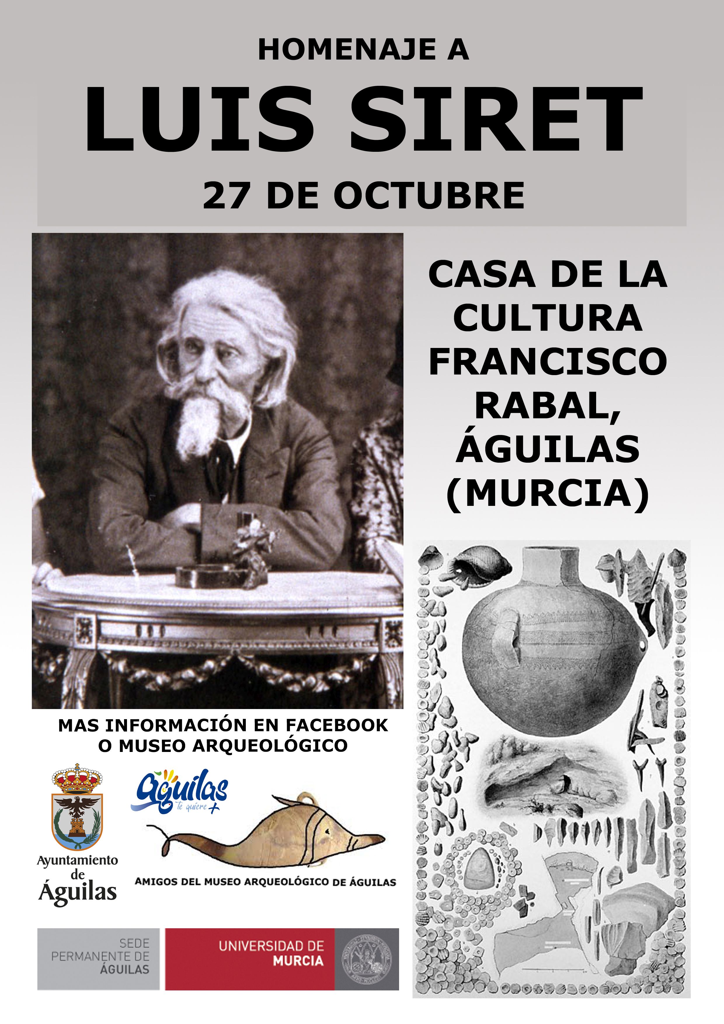 Águilas celebra una jornada de homenaje al arqueólogo Luis Siret