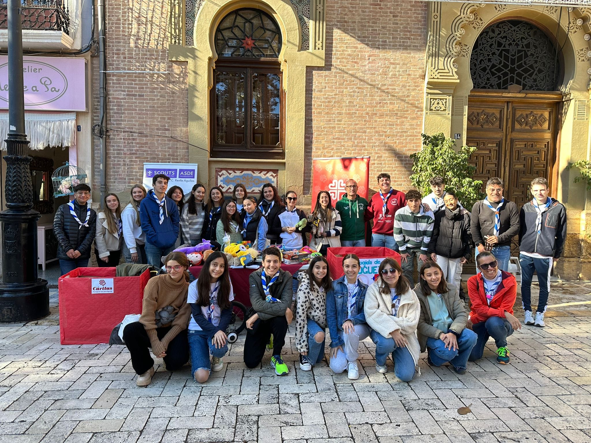 Recogida solidaria de Juguetes del Grupo Scout C.C. Renfe