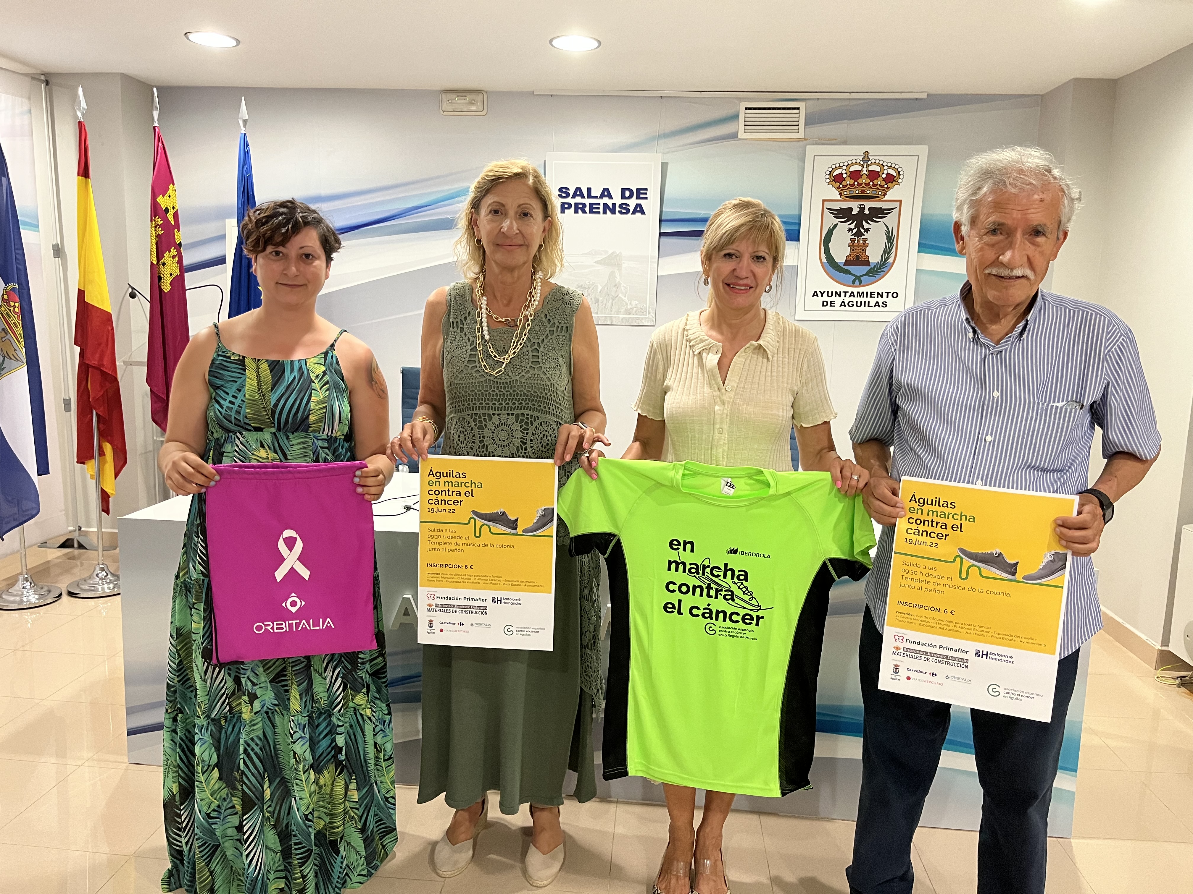 Águilas en marcha contra el cáncer