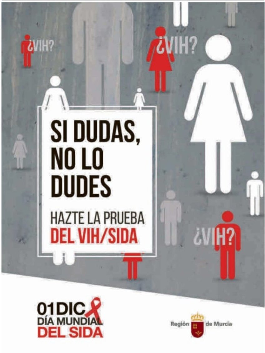 La Concejalía de Sanidad de Águilas se suma a la campaña por el Día Mundial de la Lucha Contra el Sida 