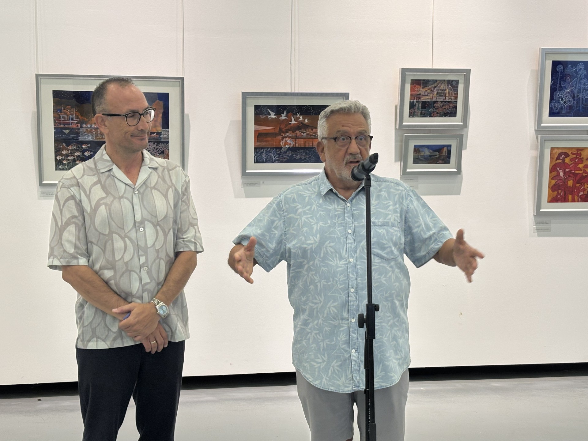 El Auditorio acoge la exposición “Águilas ensoñada” de Pedro Burgaleta