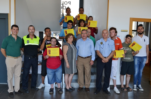 El Gabinete de Educación Vial distingue a los alumnos del Centro Ocupacional ‘Urci’