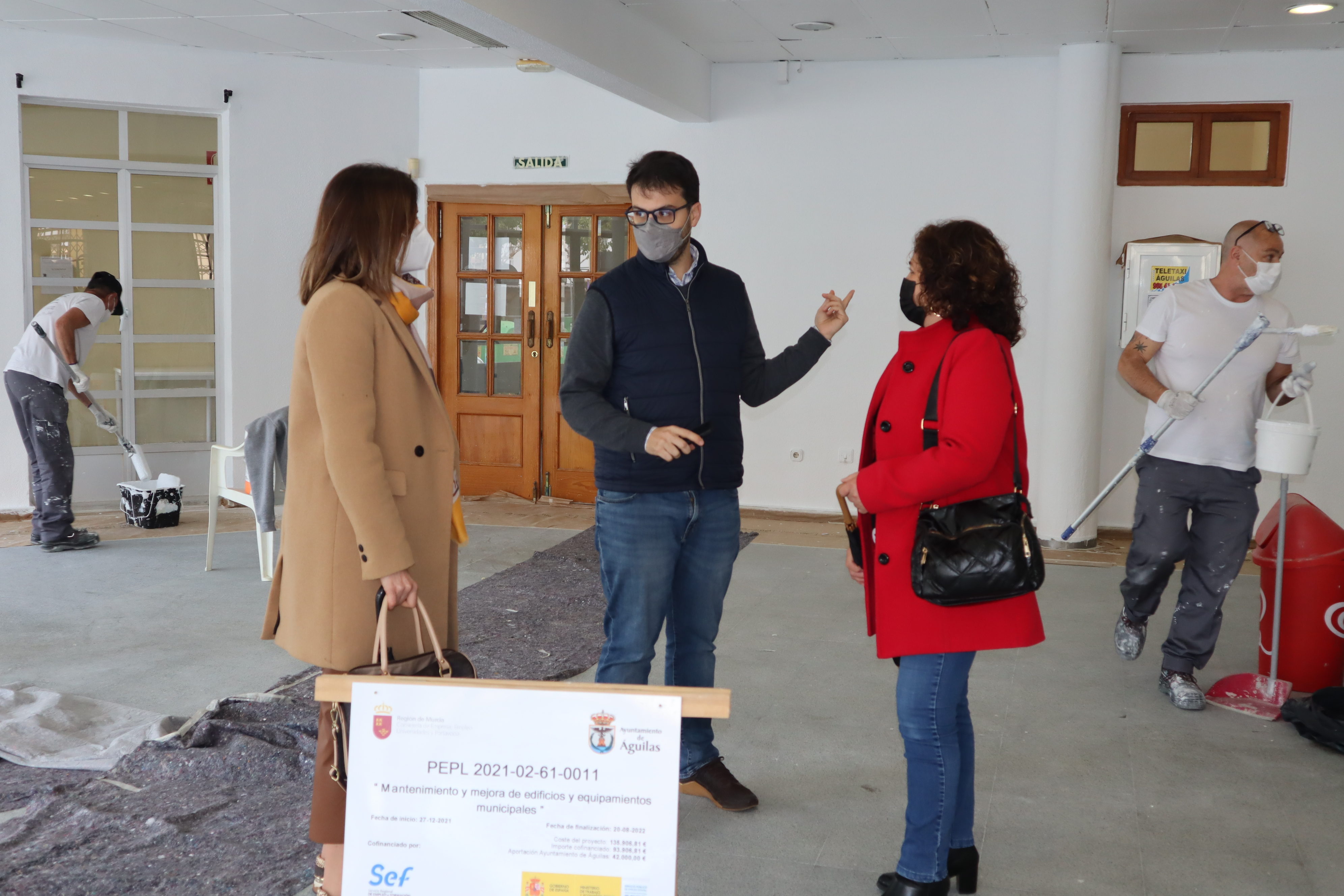 Las actuaciones de mejora del Centro Municipal de la Tercera Edad avanzan a buen ritmo 