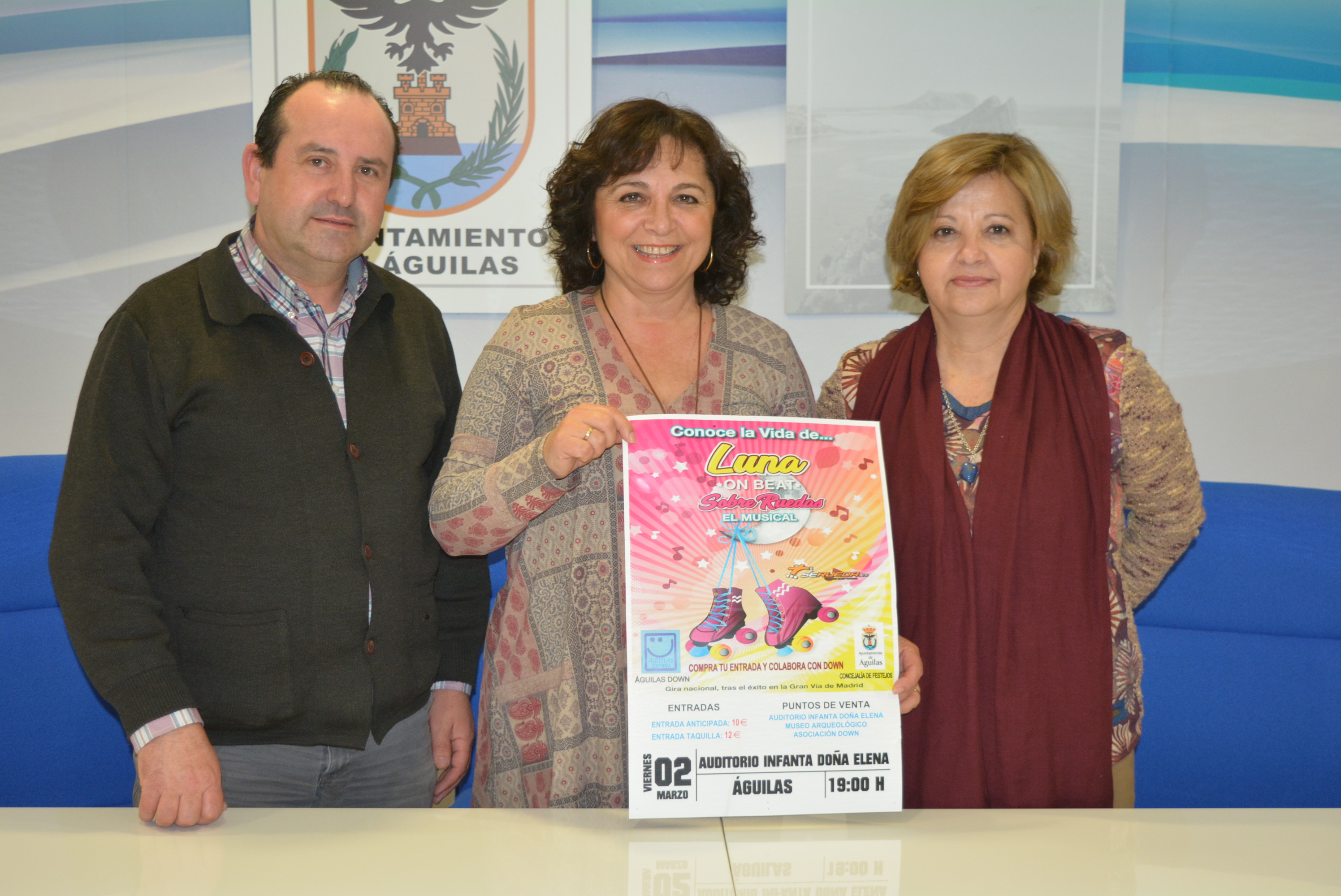 El musical Luna on beat llega a Águilas mostrando su cara más solidaria con Águilas Down