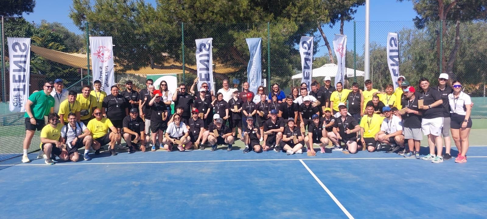 Águilas acogió un Encuentro Autonómico de Tenis para personas con discapacidad intelectual