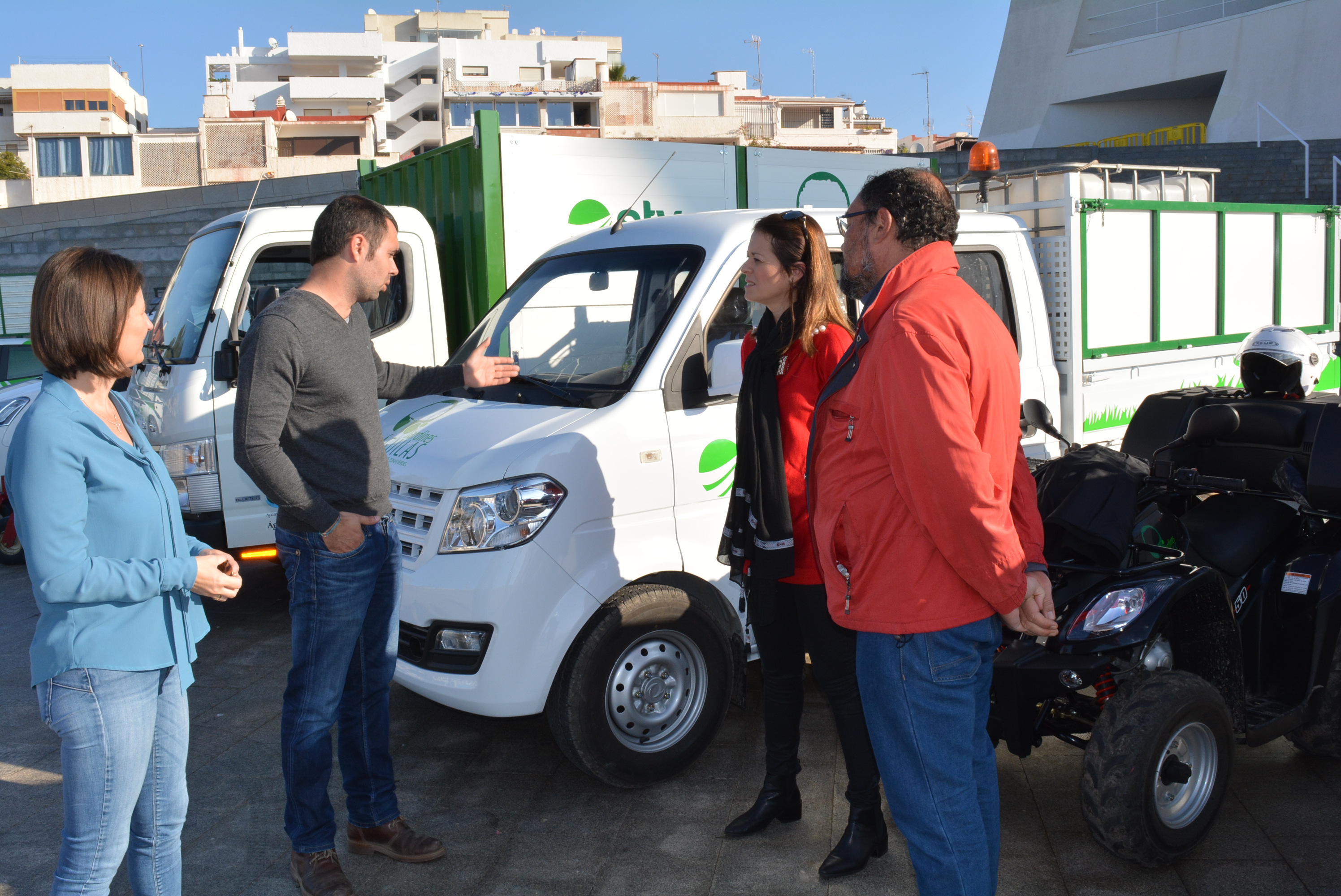 El Ayuntamiento de Águilas apuesta por los vehículos no contaminantes en la nueva flota del servicio de mantenimiento de jardines