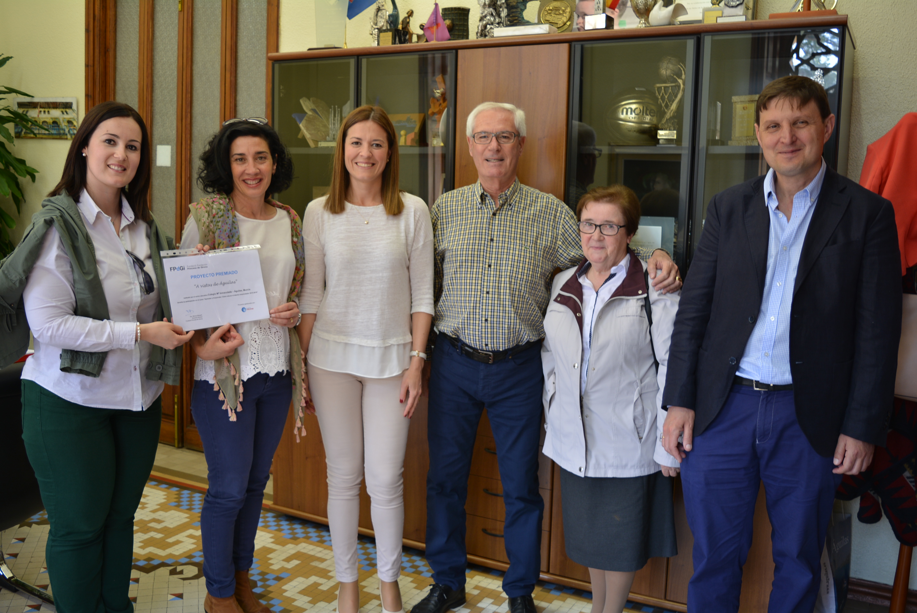 La alcaldesa recibe a las coordinadoras del proyecto A vista de Águilas