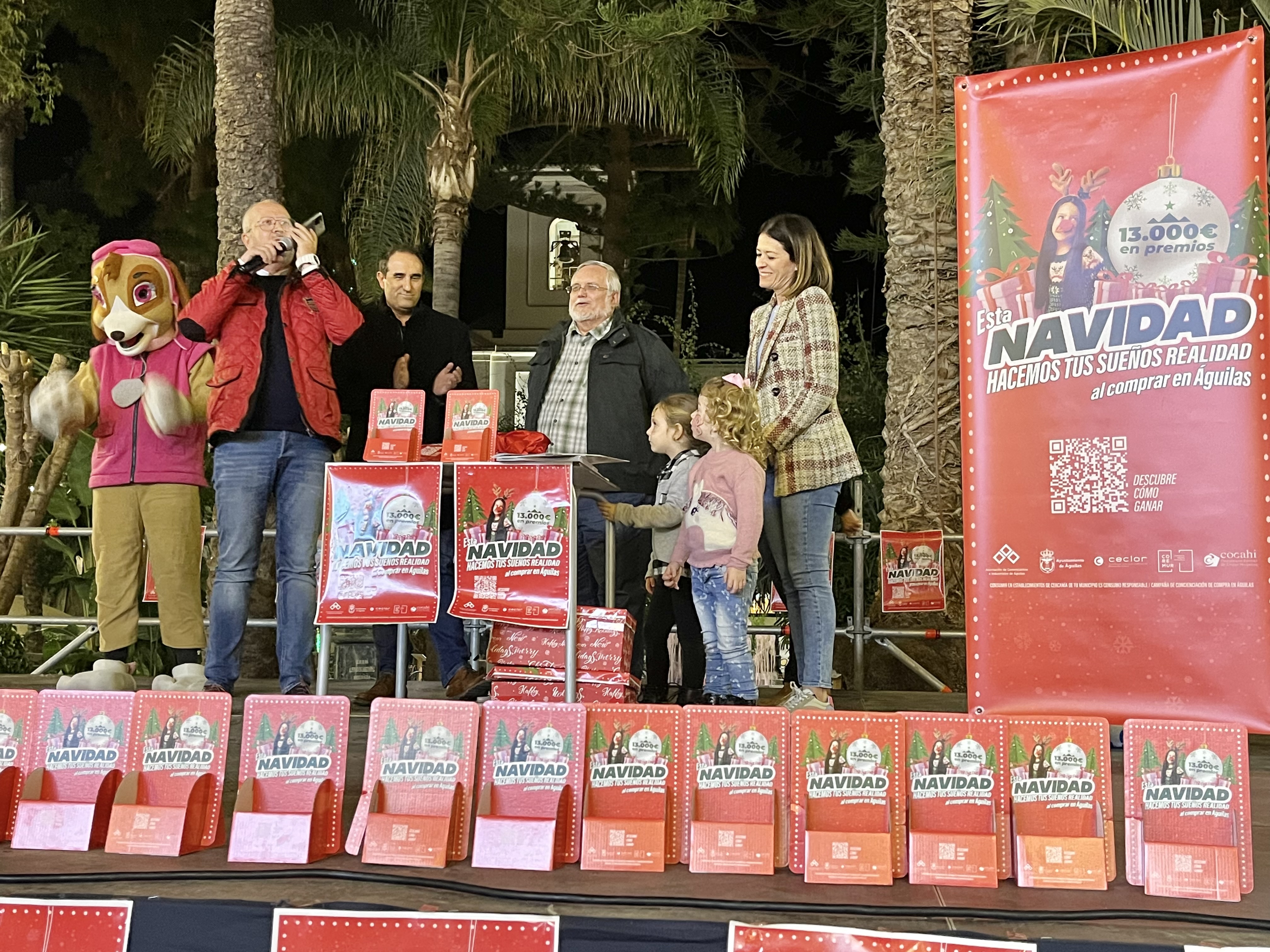 La Asociación de Comerciantes A.C.I.A. reparte 13.000 euros para compras en Águilas