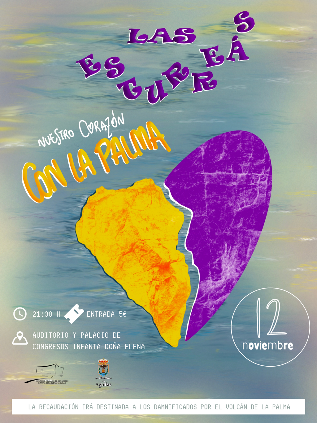 La chirigota “Las Esturreás” actuará a beneficio de La Palma 