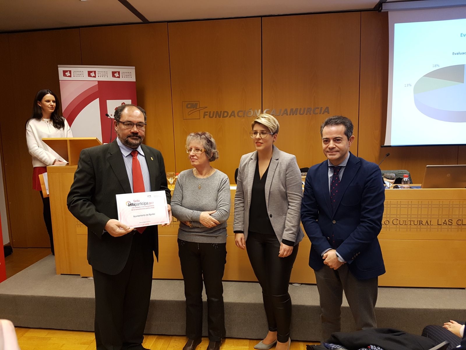 El Ayuntamiento de Águilas recibe el sello Infoparticipa por su apuesta por la transparencia y el gobierno abierto