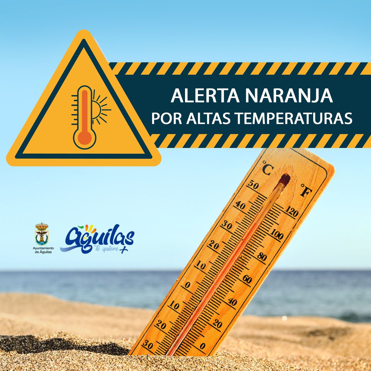 Activada Alerta Naranja por altas temperaturas durante la jornada de hoy miércoles