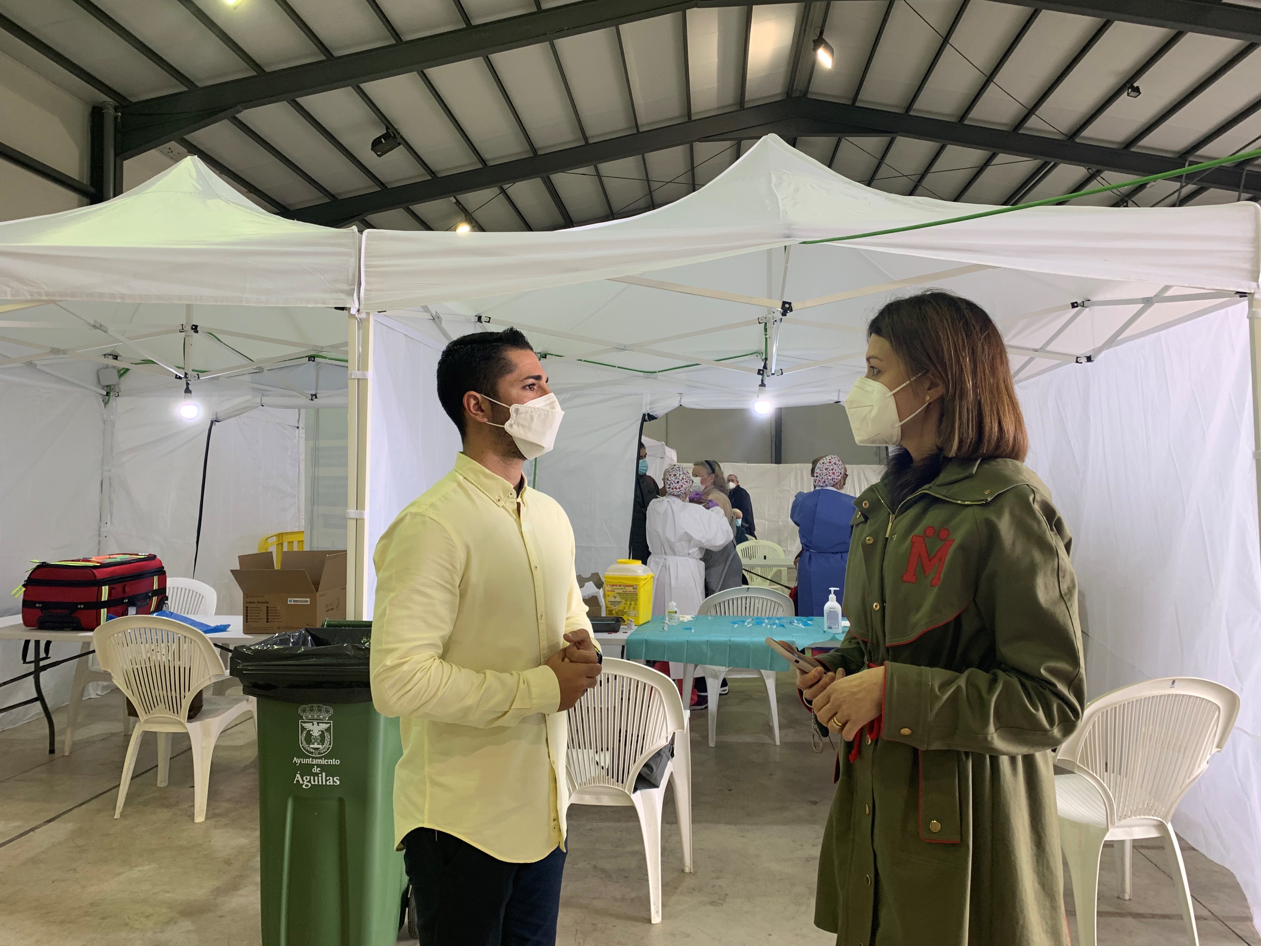 El Recinto Ferial comienza a ser usado como Centro de Vacunación