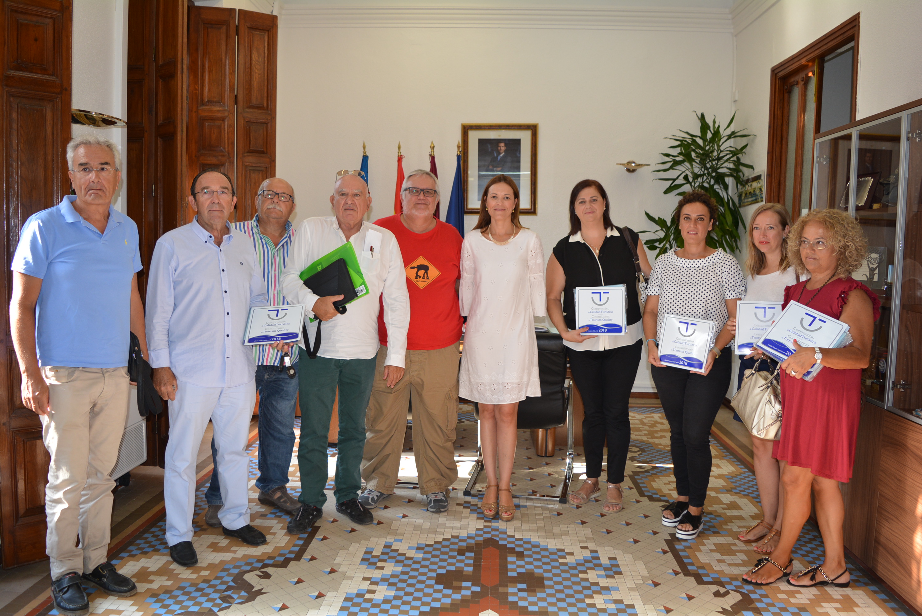 Diez empresas y cuatro playas de Águilas reciben los diplomas de Calidad Turística en Destino