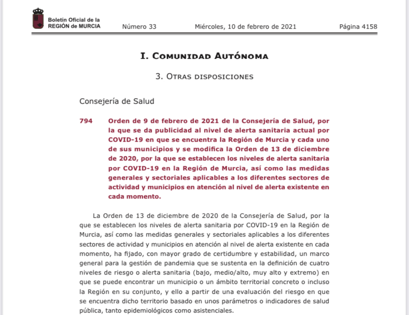 Desde hoy se permite la apertura de terrazas al 75% y con mesas solo de personas convivientes