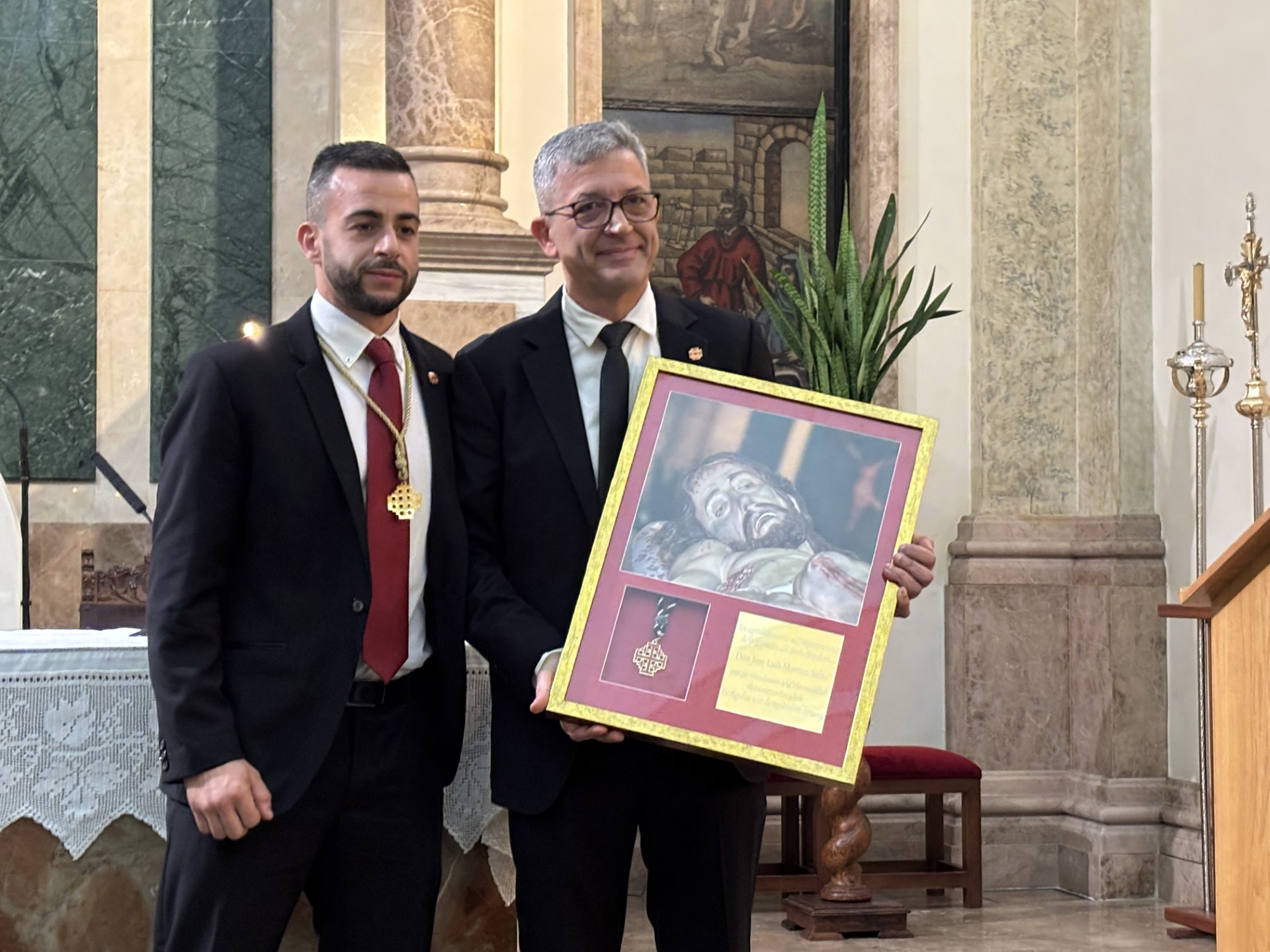 El edil José Luis Moreno pregona al Santo Sepulcro