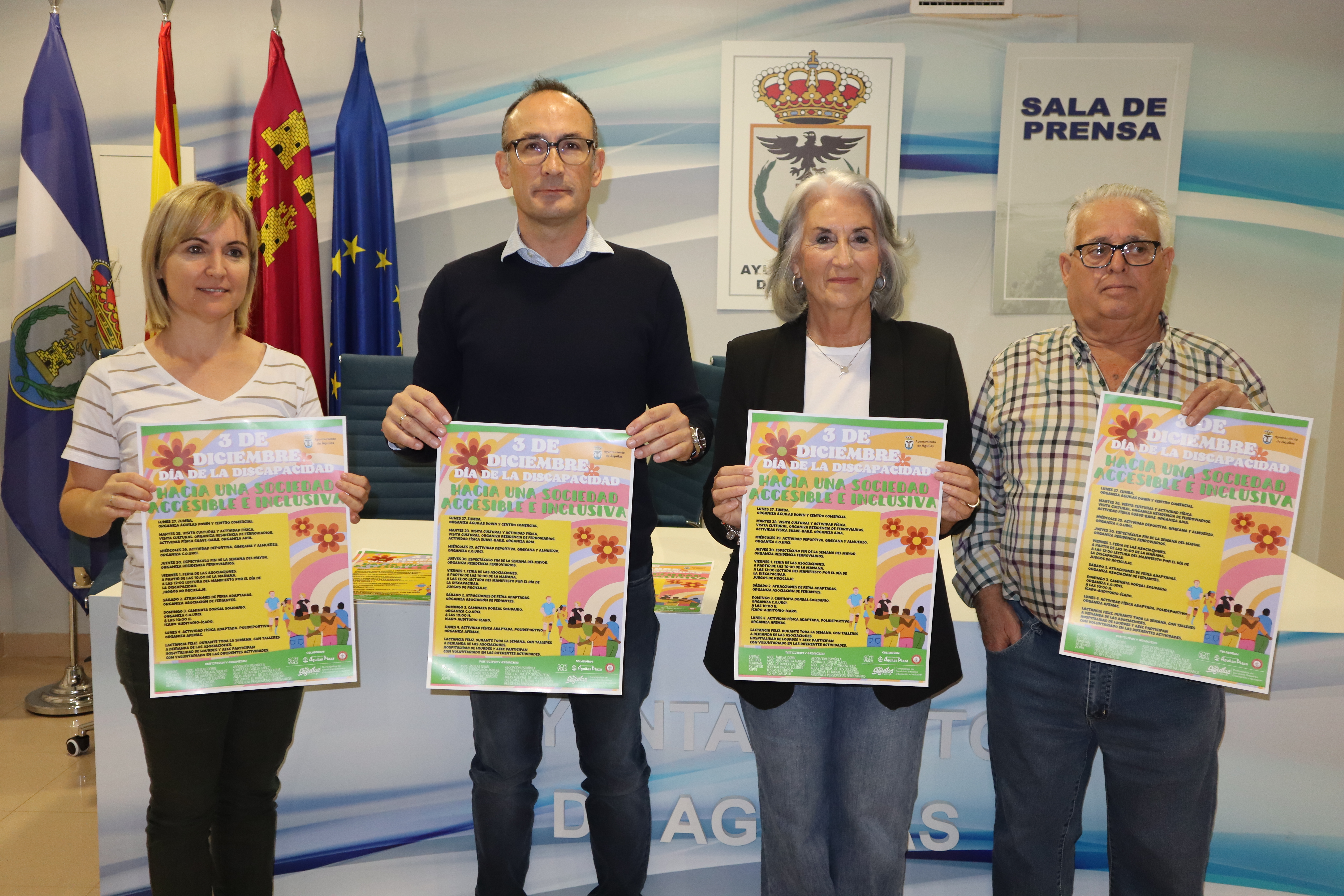 El Ayuntamiento, junto con el tejido asociativo local, desarrolla un amplio programa de actividades con motivo del Día Internacional de las Personas con Discapacidad