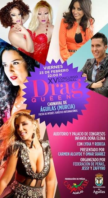 La Concejalía de Carnaval anuncia la retransmisión en directo de la Gala Drag Queen