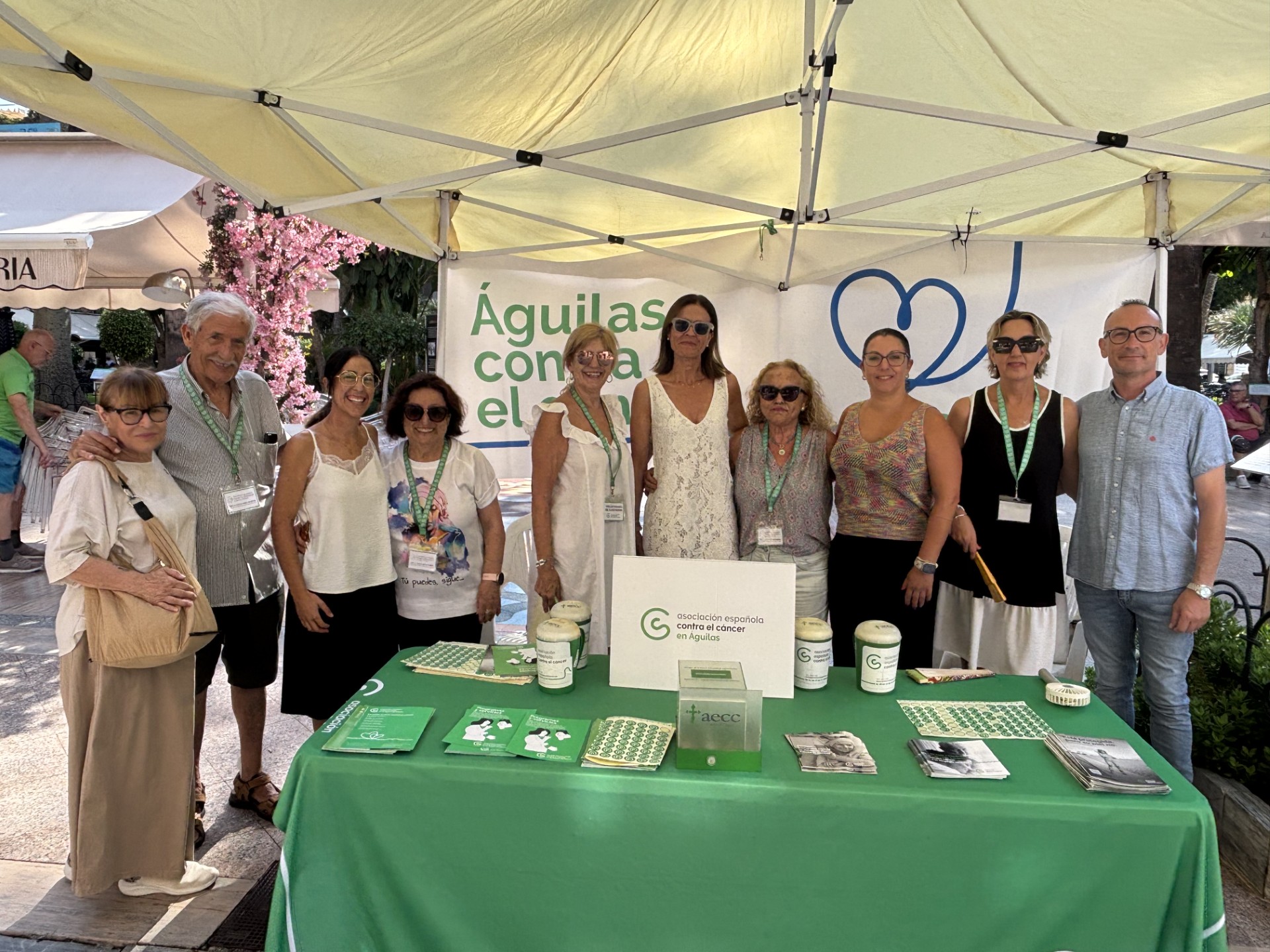 Tradicional cuestación de verano de la AECC