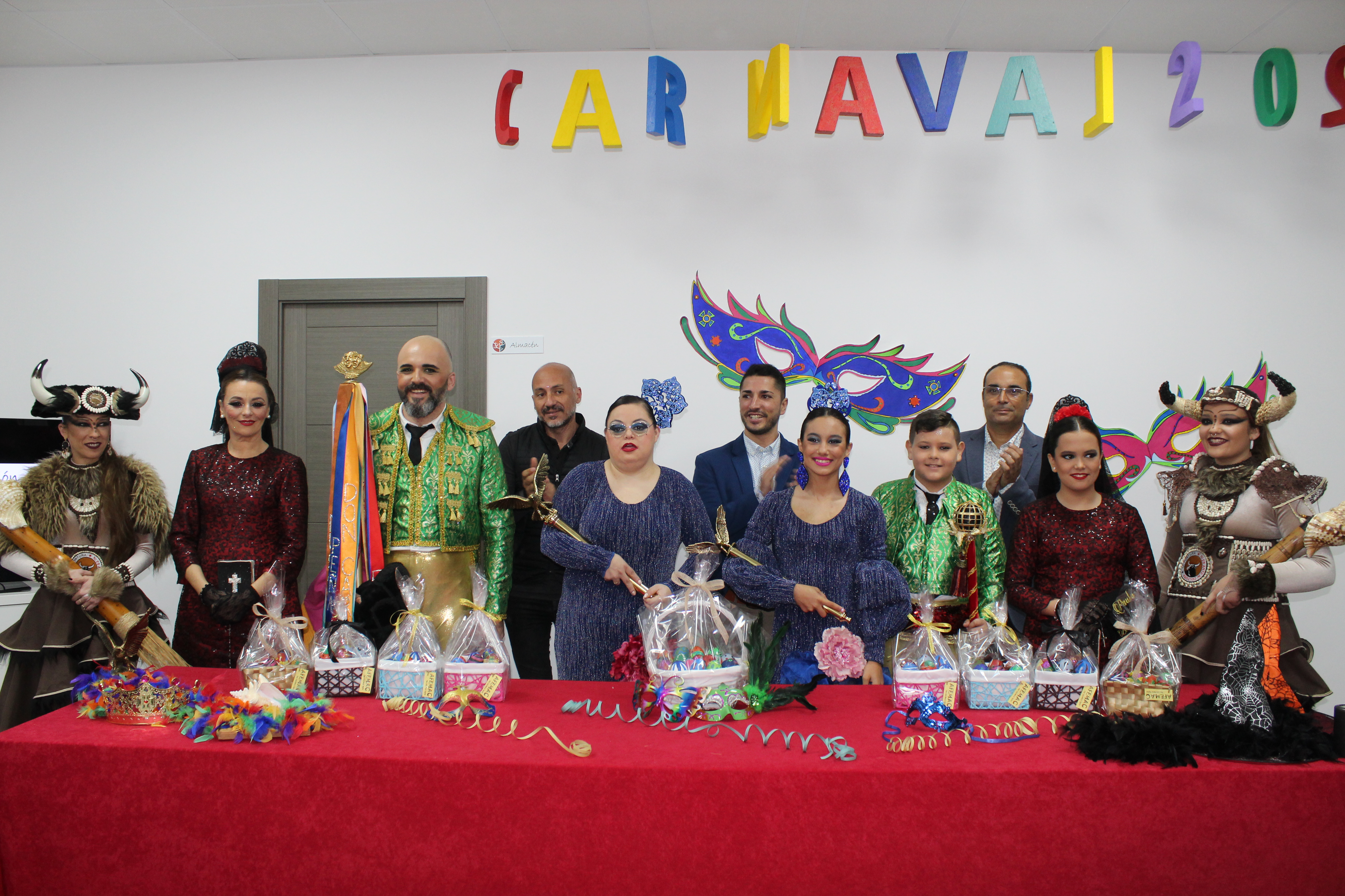 Los personajes del Carnaval visitan Afemac 