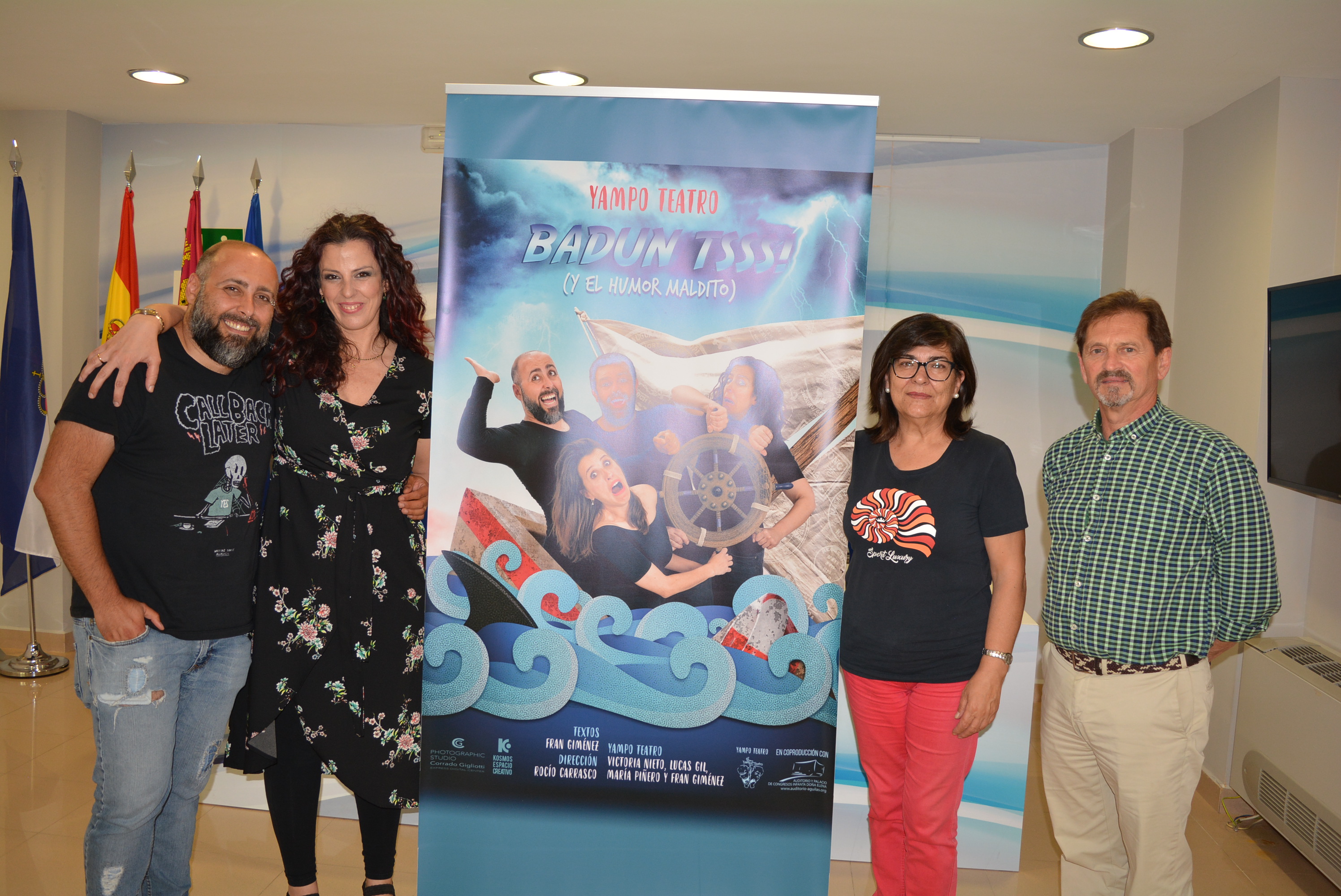 La compañía Yampo Teatro estrena en el Auditorio su nueva producción teatral Badun Tsss!