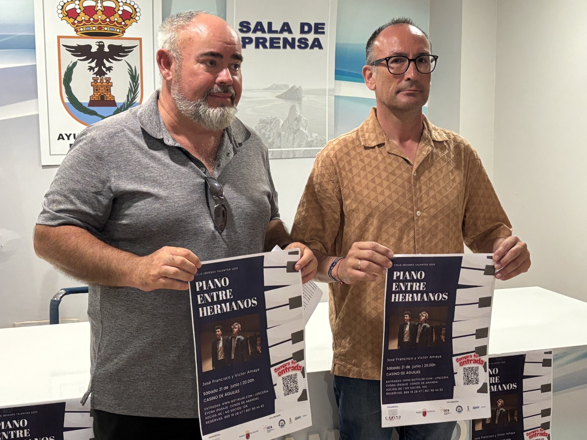 La Asociación Casino de Águilas presenta una nueva edición del ciclo “Jóvenes Talentos”